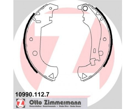 Brake Shoe Set, Image 2