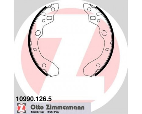 Brake Shoe Set, Image 2