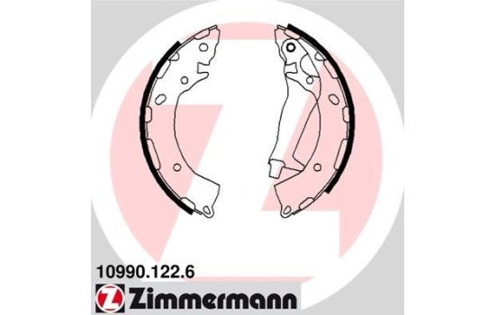 Brake Shoe Set, Image 2