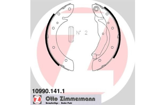 Brake Shoe Set, Image 2