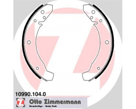 Brake Shoe Set, Image 2