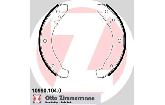 Brake Shoe Set, Image 2