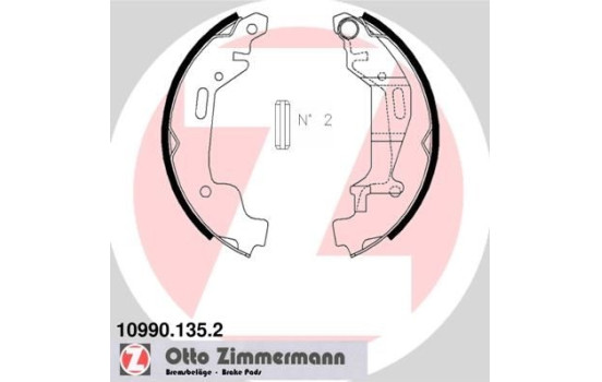 Brake Shoe Set, Image 2