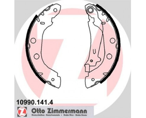 Brake Shoe Set, Image 2