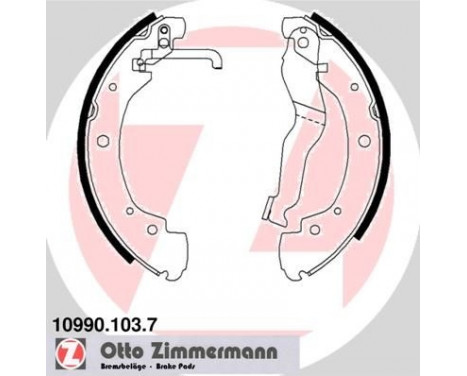 Brake Shoe Set, Image 2