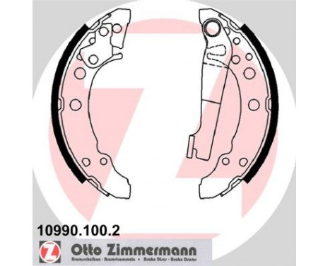 Brake Shoe Set, Image 2