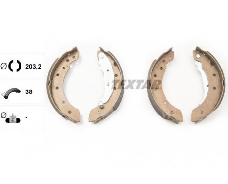 Brake Shoe Set, Image 3