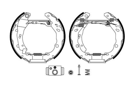Brake shoe set