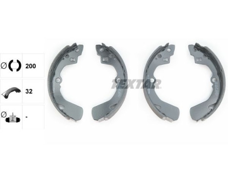 Brake shoe set
