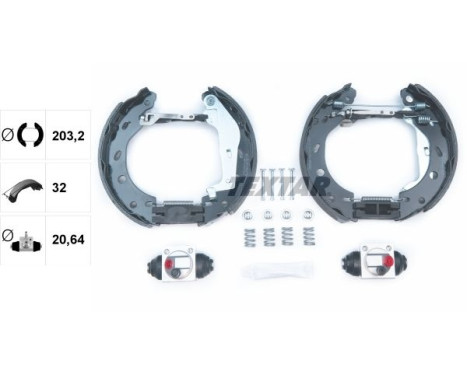 Brake shoe set