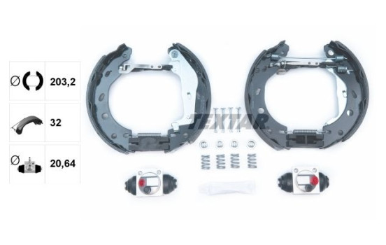 Brake shoe set