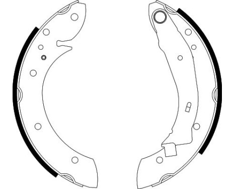 Brake Shoe Set, Image 2