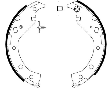 Brake Shoe Set, Image 2