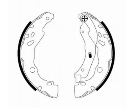 Brake Shoe Set, Image 2