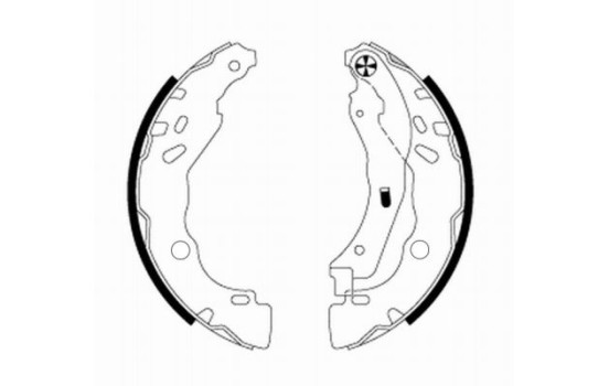 Brake Shoe Set, Image 2
