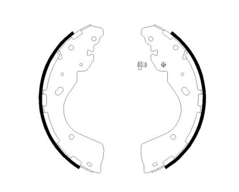 Brake Shoe Set, Image 2