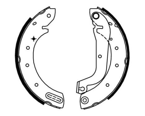 Brake Shoe Set, Image 2