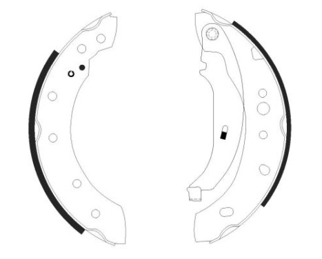 Brake Shoe Set, Image 2