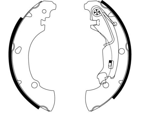 Brake Shoe Set, Image 2