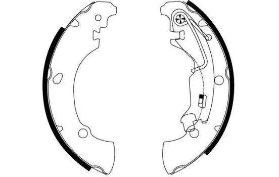 Brake Shoe Set, Image 2