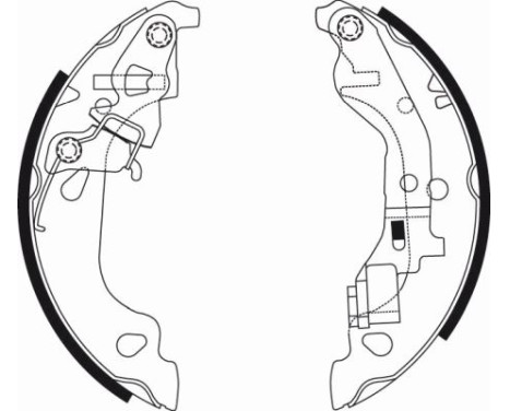 Brake Shoe Set, Image 2