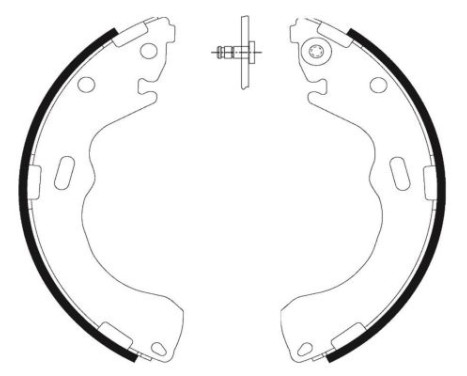 Brake Shoe Set, Image 2