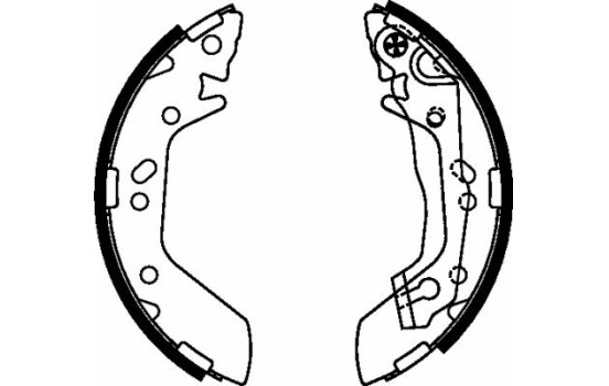 Brake Shoe Set, Image 2