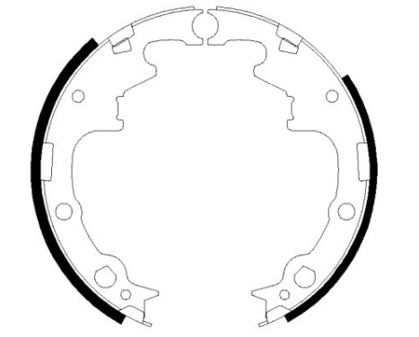 Brake Shoe Set, Image 2