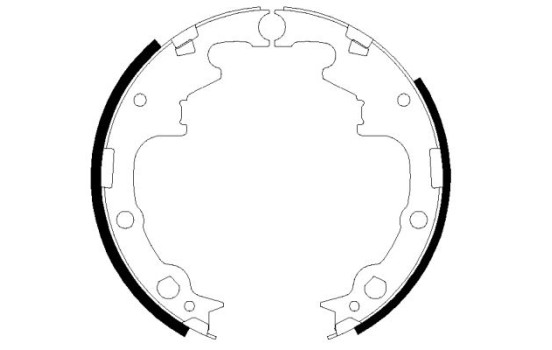Brake Shoe Set, Image 2