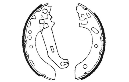 Brake Shoe Set, Image 2