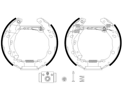 Brake shoe set