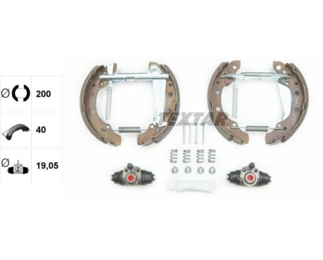 Brake shoe set