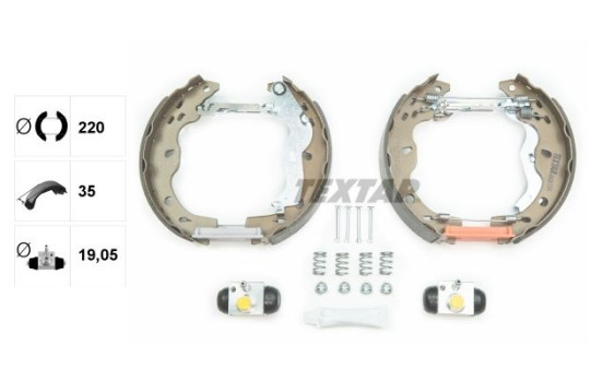 Brake shoe set