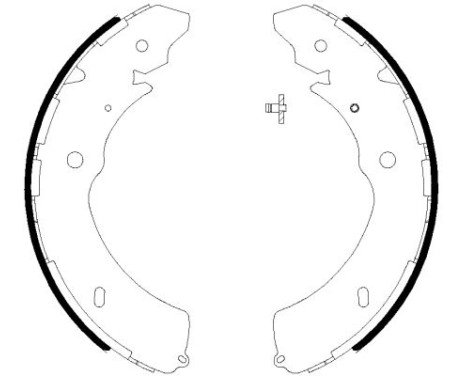 Brake shoe set