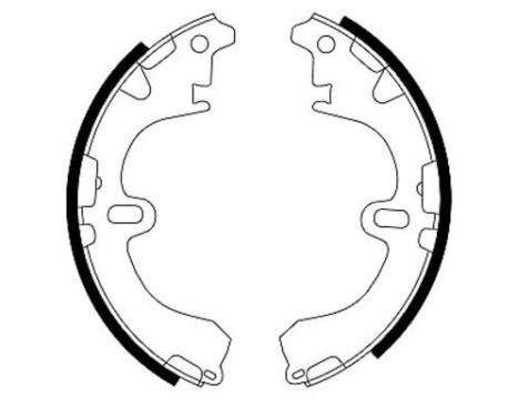 Brake Shoe Set, Image 2