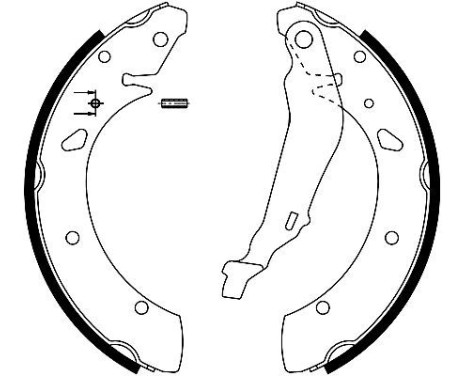 Brake Shoe Set, Image 2