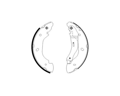 Brake Shoe Set, Image 2