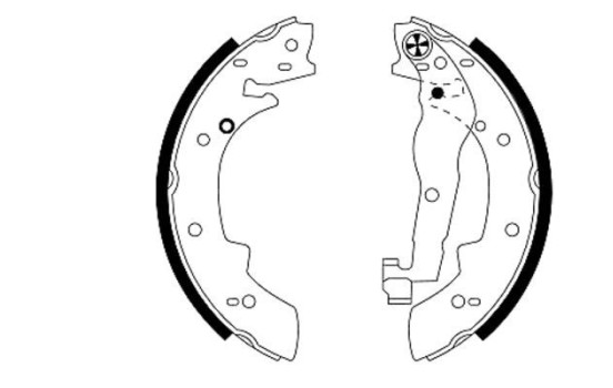 Brake Shoe Set, Image 2