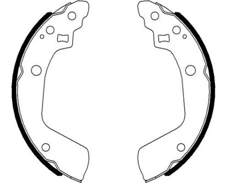 Brake Shoe Set, Image 2