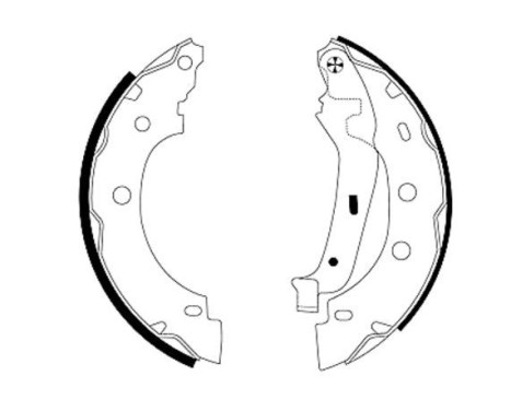 Brake Shoe Set, Image 2