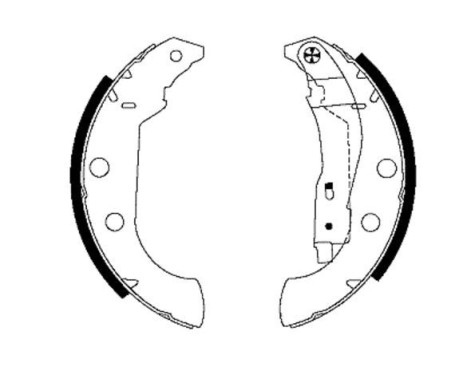 Brake Shoe Set, Image 2