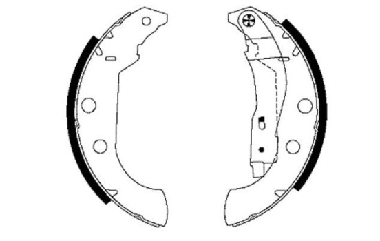 Brake Shoe Set, Image 2