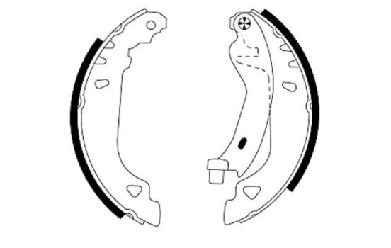 Brake Shoe Set, Image 2
