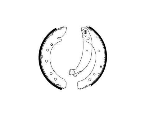 Brake Shoe Set, Image 2