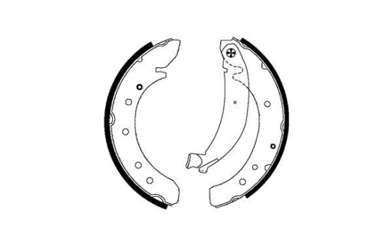 Brake Shoe Set, Image 2
