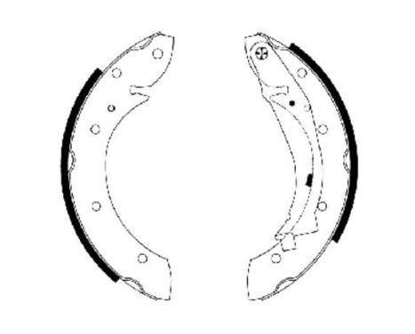 Brake Shoe Set, Image 2