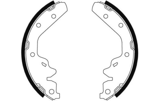 Brake Shoe Set, Image 2