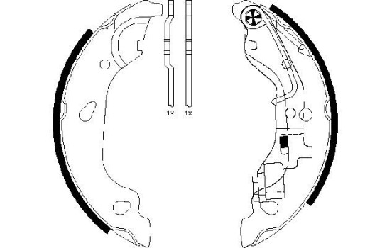 Brake Shoe Set, Image 2