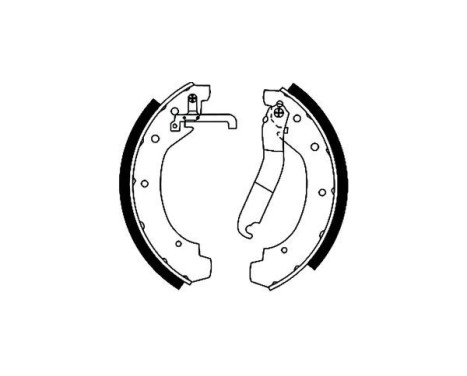 Brake Shoe Set, Image 2