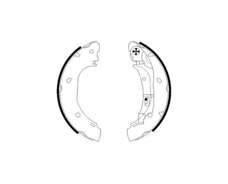 Brake Shoe Set, Image 2